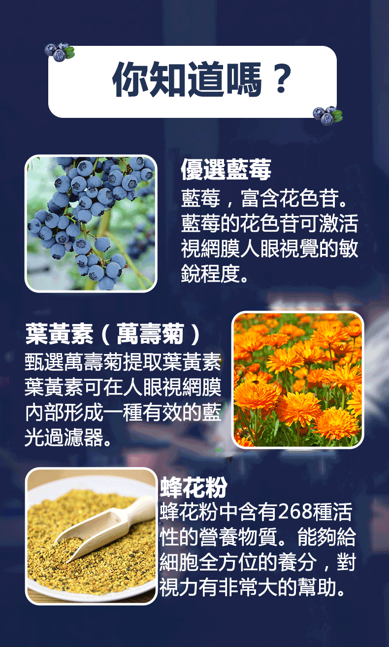 藍莓葉黃素酯